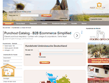 Tablet Screenshot of hunde-hotels.com